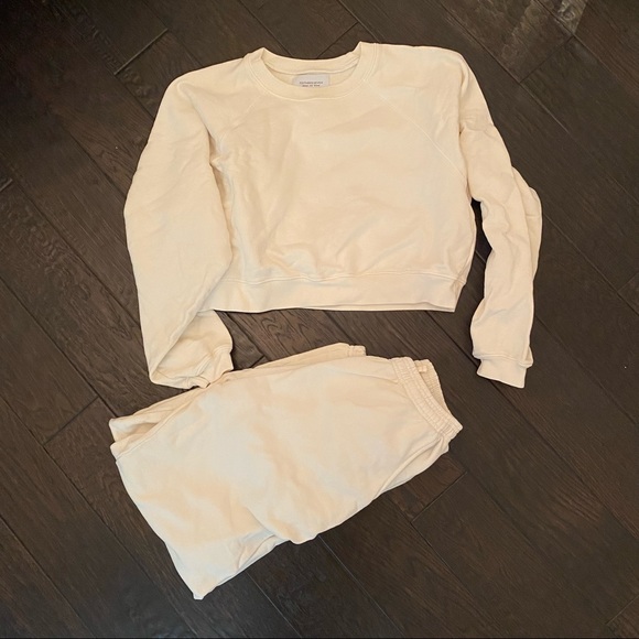 Other - SIXTHREESEVEN Cream Sweat Set